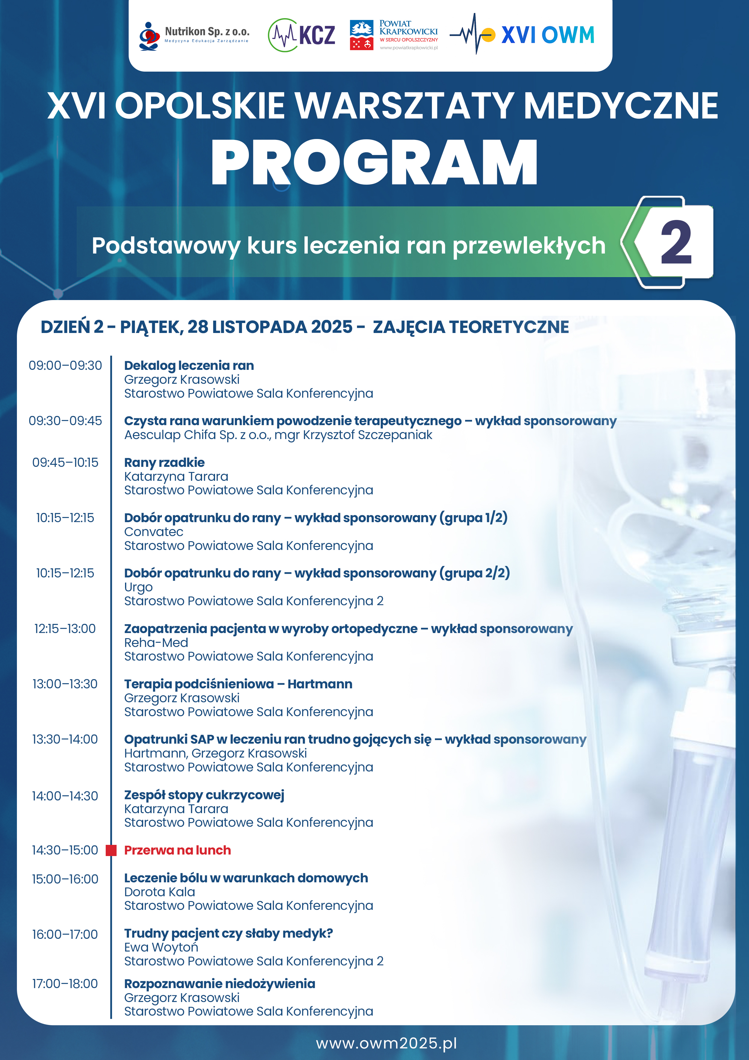 Program leczenie ran - dzień 2